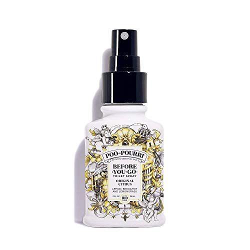 Poo Pourri der "before-you-go" WC Duft 59ml | Das einzige 100% natürliche Toilettenspray aus ätherischen Ölen | Original Citrus