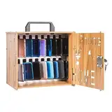 Handy-Schrank, Holzverriegelung Handy-Safe-Organisator, wiederaufladbar, 16/36 Position tragbaren Safe mit Tragegriff, für Schule Unternehmen (Color : Wood Color, S : 16 Slots)