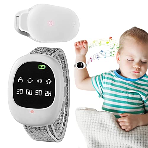 Bettnässen Alarm, Kabelloser Bettnässer-Alarm, Pinkel-Alarm, Kabellose Bettnässer-Lösung Mit Timer, Baby-Bettnässer-Monitore, Schall Vibrationsalarm, Bettnässungssensor Für Kinder Und Ältere Erwachsen