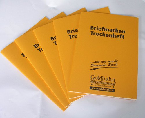 Goldhahn Trockenhefte 5 Stück Briefmarken für Sammler