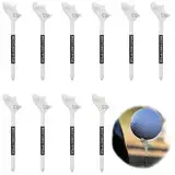Golf Tees aus Kunststoff, 10 Stück Kunststoff Cup Form Golf Tees, Golf Tees Kunststoff Tee, Professionelle Golf Tees, langlebigere und stabilere für Rasen im Freien, Golfplatz, Herren, Damen, Kinder