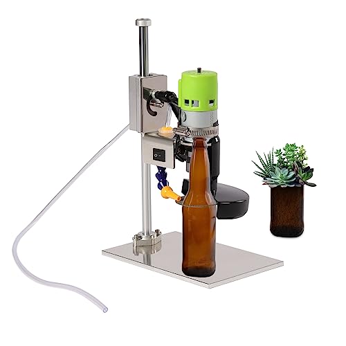 Esyogen 150W Elektrisch Glasschneider Flaschenschneider Schneidwerkzeug Glass Cutter Für DIY Blumentöpfe, Stiftbehälter, Dekorationen DIY Glasschneider Flaschenschneider, Seven-Speed Adjustment