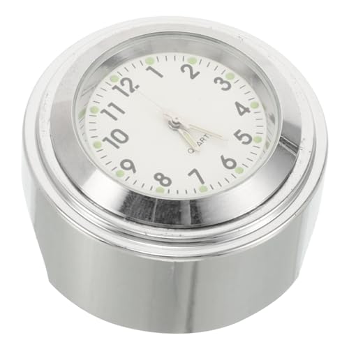 Zerodeko Lenkerplan wasserdichte Lenkeruhr Motorraduhr Fahrradlenkeruhr Motorrad wecker Domino greift Motorrad Lenkeruhr für Motorräder Motorrad Lenker Dash-Uhr Uhr fürs Auto Metall