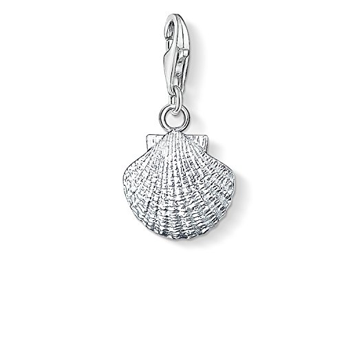 Thomas Sabo Damen Charm-Anhänger Muschel Charm Club 925 Sterling Silber 0803-001-12