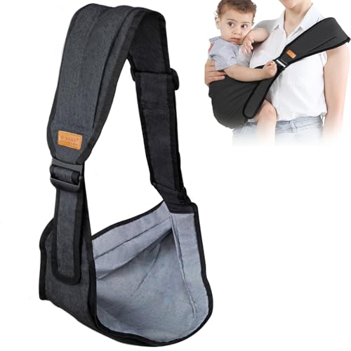 Kleinkind Trage Seitlich,Ergonomisch Toddler Carrier,Kindertrage Carrier Ab 2 Jahre 3 Jahre,Babytrage Carrier, Verstellbare Baby Trage Für Neugeborene Bis 3-36 Monaten,Kleinkinder bis 20KG