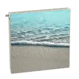 Magnet Heizkörperverkleidung Heizkörperabdeckung Blau Strand Meer 60x60 cm Heizung Abdeckung Verkleidung Magnetische Abdeckmatte Kühlschrank aus Einem Flexiblen Magneten Digitaler Aufdruck