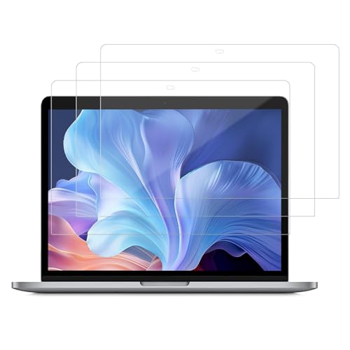 3er-Pack transparente Displayschutzfolien, Displayschutzfolie für 2018–2021 MacBook Air 13 Zoll M1 Chip A2337 A2179 A1932 2016–2022 MacBook Pro 13 Zoll M1 M2 Chip A2889 A2251 A2338 A2159 A1706 A1708