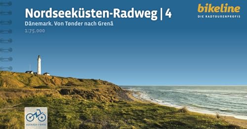 Nordseeküsten-Radweg. 1:75000 / Nordseeküsten-Radweg Teil 4: Dänemark - Von Tønder nach Grenâ, 820 km, 1:75.000, GPS-Tracks Download, LiveUpdate