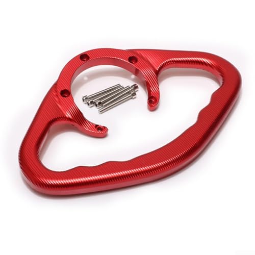 GLFLOW Motorrad-Beifahrergriff Tank-Haltegriff für Yamaha FZ1 FZ6 R1 R6 MT-07 für MT-09 XJ6 (rot)