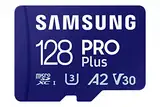 Samsung PRO Plus microSD-Karte + SD-Adapter, 128 GB, Für Mobile Gaming auf Smartphones, Tablets und Handheld Konsolen, UHS-I U3, Full HD & 4K UHD, 180 MB/s Lesen, 130 MB/s Schreiben, MB-MD128SA/EU