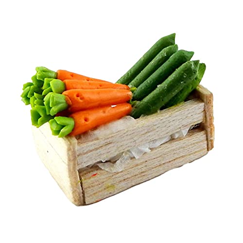 Melody Jane Puppenhaus Box Kiste von Courgettes & Karotten Obsthändler Geschäft geschäft-zubehör