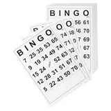 ieron 60 Stück Bingo-Karten, Sich Nicht wiederholende Spielkarten für lustige Bingo-Treffen, Partygeschenke, Schulen, Spiele für große Gruppen