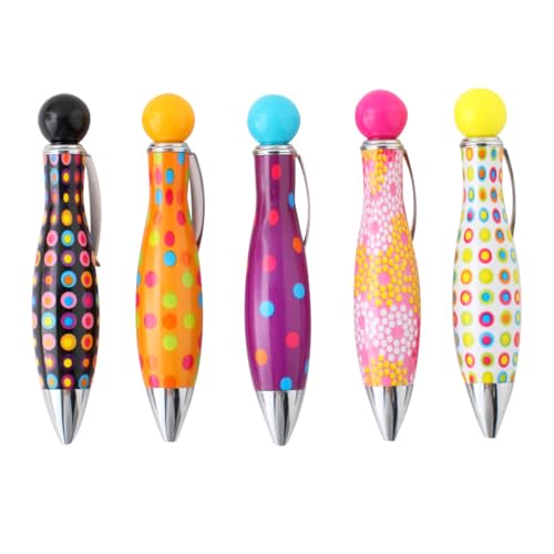 Cartoon-Kugelschreiber-Set, lustige Bowlingform, Cartoon-Kawaii-Schreibkugelschreiber, Set für Schule, Weihnachten (10)