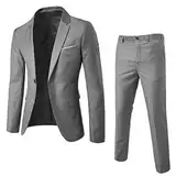 black friday angebote, Anzug Herren 2 Teilig Slim Fit Sakko Blazer Anzug Set Modern Party Suits Festliche Anzüge Formal Schnitt Hochzeit Sakko Business Smoking, angebote des tages heute deal