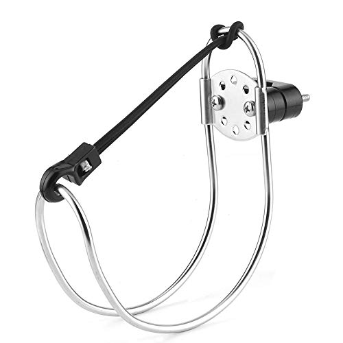 Halter Rettungsring, Akozon Rettungsringhalterung, 5,3 Zoll Edelstahl Rettungsring Ringhalterung Hufeisenhalter Rettungsring Halter Marine Halterung Rettungsring Halter für Marine