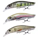 TABKSOLA Wobbler Hecht Set,9CM/9G Minnow mit biomimetischer Beschichtung, schwimmend, ideal für mittlere bis Weite Würfe Angler.