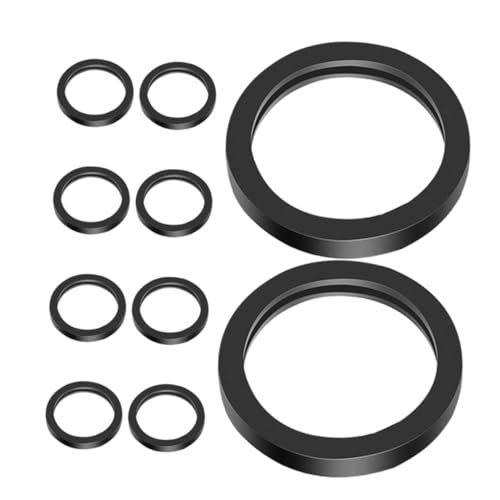 Amosfun 10 Stücke Tank Dichtung Sealer Ring Dichtungen Universal Ersatz Gas Schwarz Gummi