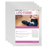 4 Pcs Lipo Schaumstoff-Pads für Post Chirurgie Bbl Schaumstoff Boards, Hilfe bei der Verwendung von Ab Board Compression Garments Tummy Tuck Lipo Chirurgie Schaum Blatt für die Erholung 8 X11