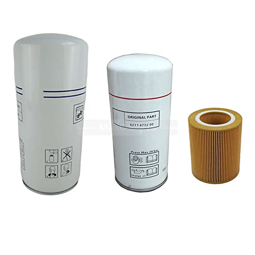 Service Kit Druckluft Filter Set passend für Quincy Chicago Luftkompressor (6221372500 6211472200 6211472300)