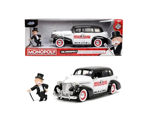 Jada Toys 253255048 1939 Chevy Master Mr Monopoly Spielfigur, Bunt