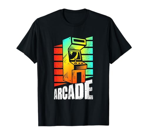 Retro Arcade Spielautomat Geschenk für Gamer T-Shirt