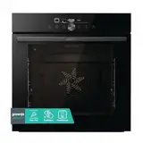 Gorenje OptiBake GO66E PIZZA350C Einbau-Backofen / 77L / PizzaPlus/Pizzamode 350°C/PyroClean/Heißluft/AirFry/PerfectGrill/Kindersicherung/schwarz