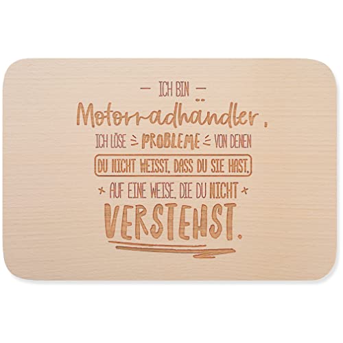 JUNIWORDS Brett, Ich bin Motorradhändler, ich löse Probleme, von denen du nicht weißt, dass du Sie hast, auf eine Weise, die du nicht verstehst (5013227)