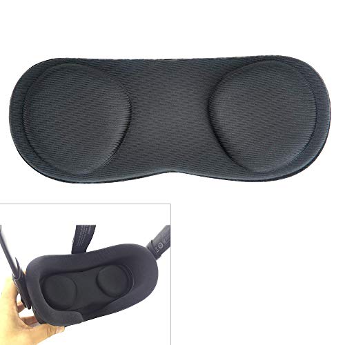 Mwoot Ersatz für VR Lens Protect Cover Staubschutzhülle für Oculus Quest, abwaschbare Schutzhülle - Schwarz