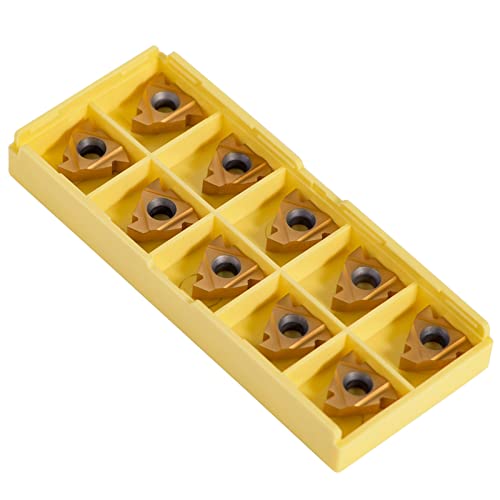 CNC -Einsätze CNC Carbid Carbid 10pcs/Set CNC -Carbid -Spitzen -Einsätze Cutter Drehmaschine mit Box Langlebig CNC Unser Hochwertiger Arbeiter Sicherstellen