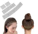 4er Set unsichtbares Haar Hoop Haarband - Mache deine eigne Frisur, Haarreif für Männer Frauen, Haarnadel Stirnband Haarspangen Styling Haarschmuck für Outdoor Sports Yoga