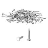 ORTAVA 100 Stück Stahlnägel, Nägel für betonwände, Nails Verzinkt, Nagel Holzarbeiten Ziegelstein, Universelle Einsatzmöglichkeit im Innen- und Außenbereich (20mm)