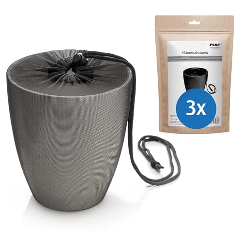 reer Pflanzenschutz-Netz, Paperbag, 3 Stück, für Blumentöpfe bis 30 cm Durchmesser, damit Dein Kind keine Blumenerde isst