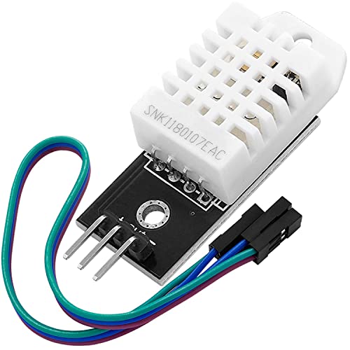 AZDelivery DHT22 AM2302 Temperatursensor und Luftfeuchtigkeitssensor mit Platine und Kabel kompatibel mit Arduino und Raspberry Pi inklusive E-Book!