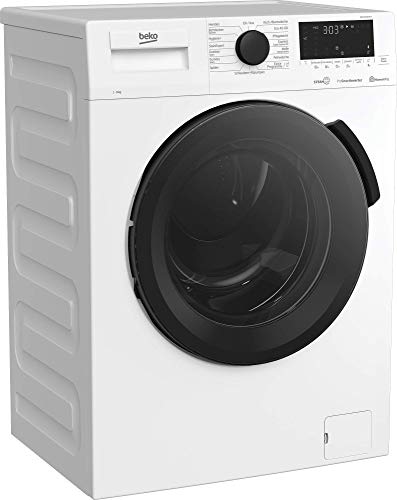 Beko WMC91464ST1 b300 Waschvollautomat, Waschmaschine, 9 kg, Bluetooth, ProSmart Inverter Motor, Dampffunktion, Pet Hair Removal, Watersafe+, Weiß