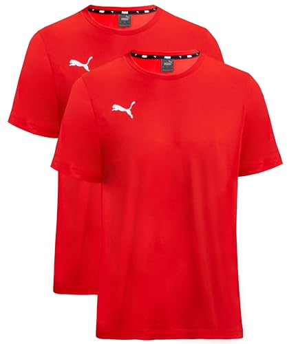 PUMA T-Shirt Kinder 2er Pack Doppelpack - Red - Gr. 164