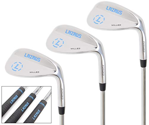 LAZRUS Premium Forged Golf Wedges Set für Herren – 52 56 60 Grad