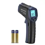 ERICKHILL Infrarot Thermometer -50℃-600℃ Berührungslose digitale Laser-Temperaturpistole LCD-Display mit Einstellbarer Emissionsgrad - für Kochen/Barbecue/Gefrierschrank/Industrie, Schwarz Blau