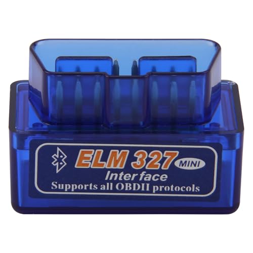 Mini ELM327 OBD2 Bluetooth Scanner, Diagnosegerät für iOS & Android, Kompatibel mit OBD-II Fahrzeugen - Effiziente Autodiagnose, OBD2 Bluetooth Adapter, Fahrzeugdiagnosewerkzeug für moderne Autos