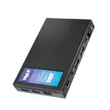 MeLE Quieter 4C Fanless Mini PC N100 8GB 128GB mit Multi-OS-Unterstützung, extrem schlank und kompakt, USB-C, HDMI Display Desktop PC für Zuhause, Büro, Bildung, Industrie und Werbetafeln