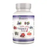 BIOMENTA Super7 – 120 hochdosierte Multifrucht Kapseln - Beeren Mix mit OPC + Cranberry + Goji Berries + Aronia Beeren + Granatapfel + Acai + Heidelbeeren - vegan - Premiumqualität