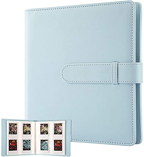 Fotoalbum mit 256 Taschen – passend für Fujifilm Instax Mini 9 Mini 8 / Mini 90 / Mini 25 / Mini 11 / Mini 12 / Mini Link Drucker, Snap PIC-300, Kodak Mini 3 - Zoll - Film (Blau)