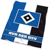 Hamburger SV HSV Fleecedecke Blockstreife150x200 - -