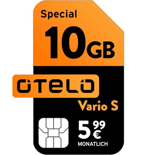 otelo Vario S Special | Allnet 10 GB | 5,99 EUR/Monat | LTE 50 | 24 Mon. Laufzeit