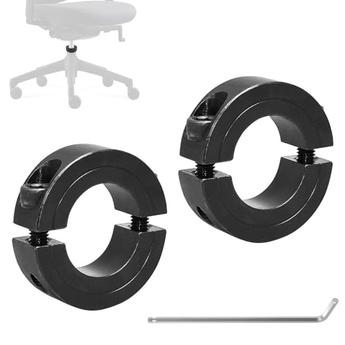 2 Stück Stopper Reparieren Sie einen sinkenden Bürostuhl, 28mm Fix Sinking Bürostuhlklemmen zum Stoppen Absinkens, Stahl Neigungskontroll Werkzeugsatz für alle Höhenverstellbaren Gaszylinder Stühle