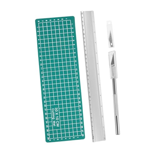 Veemoon 1Satz Schneidplatte Professionelles DIY Schneidebrett Mit Gravurkunst Schneidematte Für Bastelprojekte Und Papierarbeiten Flexibles Und Rutschfestes Design