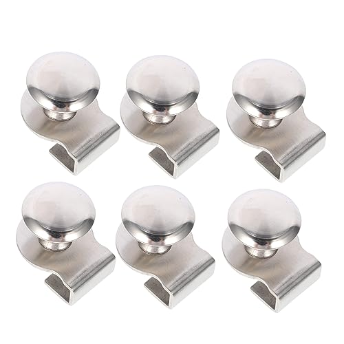 Homoyoyo Glastür Griff Ohne Bohren Schranktür Glas Halter Clip Zinklegierung Möbelaccessoire Für Duschtüren Und Küchenschränke Passend Für Glas