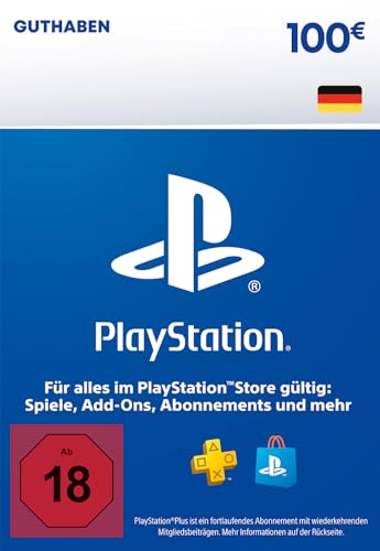 100€ PlayStation Store Guthaben | PSN Deutsches Konto [Code per Email]