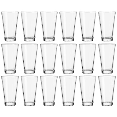 LEONARDO HOME 021918 Trinkglas Ciao 18-er Set, Wasserglas, Saftglas, Longdrinkglas, Becher, Glas