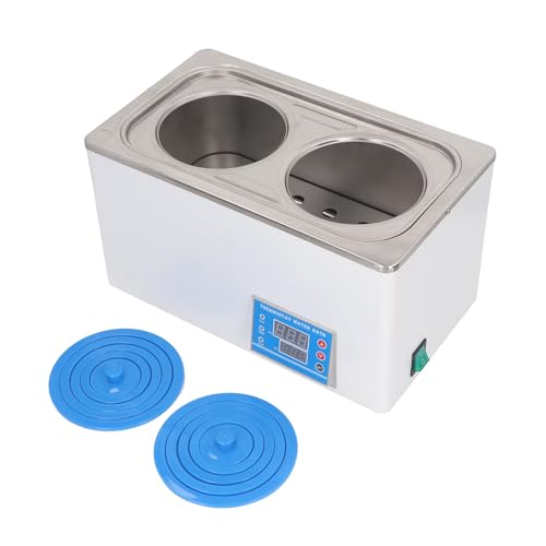 Digital Thermostatic Lab Water Bad 7L Wasserbadheizung 1 Kammer mit 2 Öffnungen Konstante Temperatur Digitale Anzeige Spill Proof (EU -Stecker 220 V)