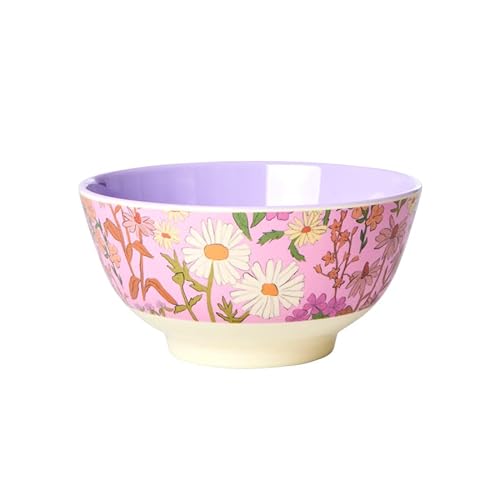 Rice Melamingeschirr Muster Daisy Dearest Print, verschiedene Artikel, (Schale medium 15 cm)